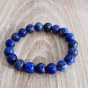 Bracelet Lapis lazuli diam 10 mm