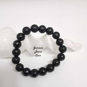 Bracelet Shungite diamètre 10 mm