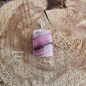 Pendentif Rhodochrosite rectangle