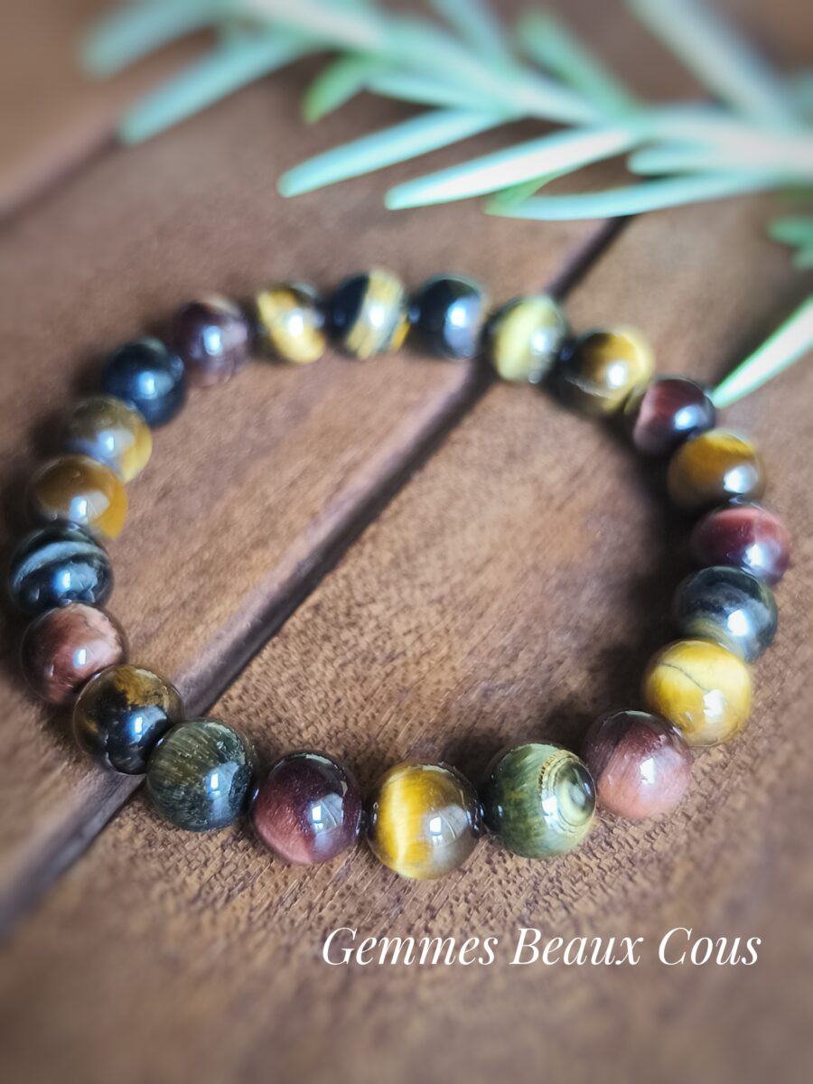 Bracelet 3 yeux diamètre 8 mm