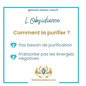 Pierre du mois d'aout 2025 L'Obsidienne comment la purifier ?