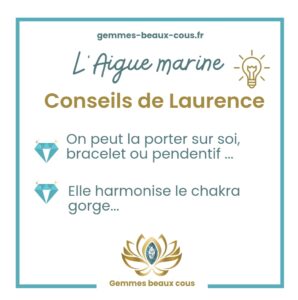 Comment porter l'aigue marine?