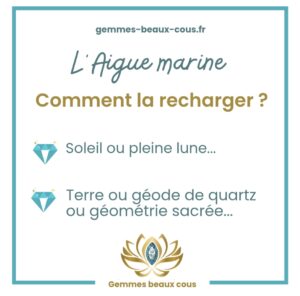 Comment recharger l'Aigue marine?