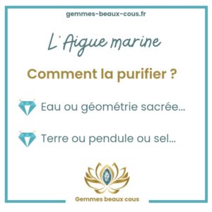 Comment purifier l'aigue marine?